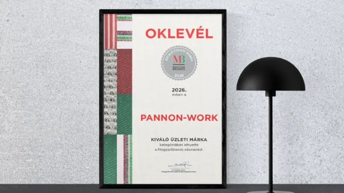 Immár 11. alkalommal a legkiválóbb márkák között a Pannon-Work