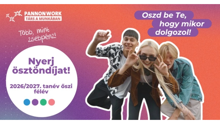 PÁLYÁZATI FELHÍVÁS ÖSZTÖNDÍJRA (2026/2027. tanév őszi félév)